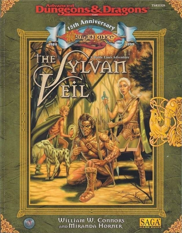  Advanced Dungeons & Dragons 2nd Edition - Dragonlance - The Sylvan Veil (B-Grade) (Genbrug)